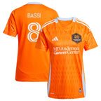 Amine Bassi Houston Dynamo FC adidas Women's 2025 Season 20 Replica Player Jersey - Orange
