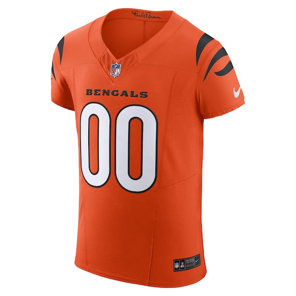 Cincinnati Bengals Nike Alternate Vapor F.U.S.E. Elite Custom Jersey - Men's Orange/Black