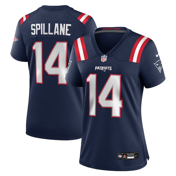 Robert Spillane New England Patriots Nike Women's Team Game Jersey -  Navy