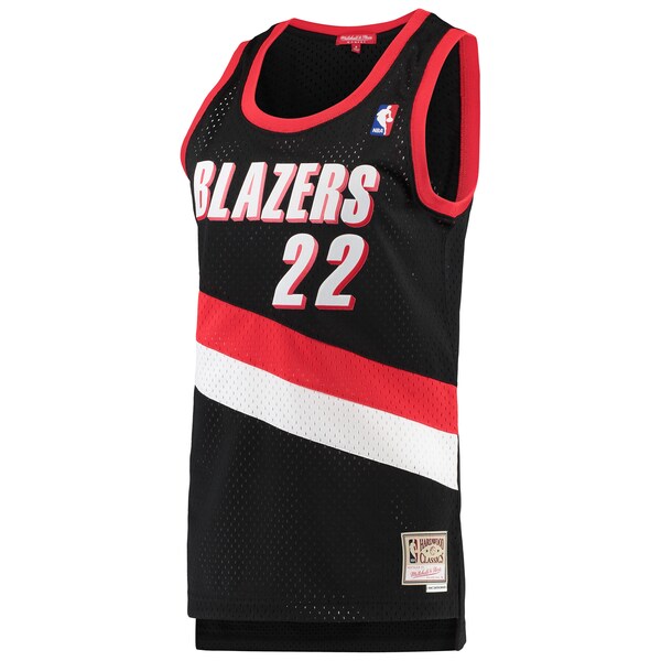 Clyde Drexler Portland Trail Blazers Women's 1991/92 Hardwood Classics Swingman Jersey - Black