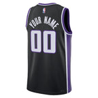 Sacramento Kings Nike Unisex Swingman Custom Jersey - Icon Edition - Black