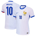 Kylian Mbappe France National Team Nike 2024 Away Authentic Jersey - White