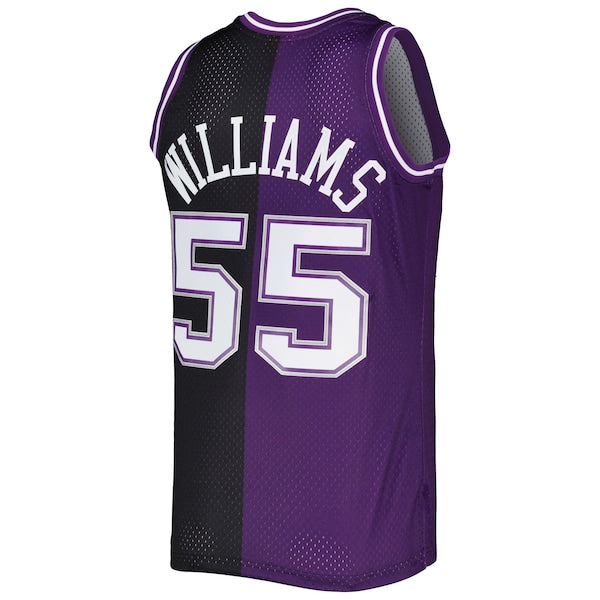 Jason Williams Sacramento Kings Hardwood Classics 2000/01 Split Swingman Jersey - Purple/Black
