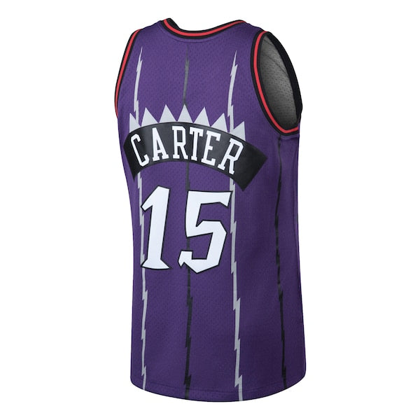 Vince Carter Toronto Raptors 1998/99 Hardwood Classics Swingman Jersey - Purple/White