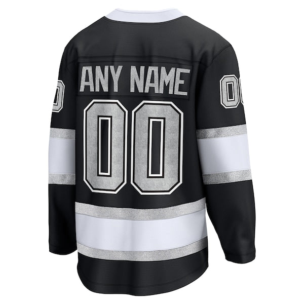 Los Angeles Kings  Home Breakaway Custom Jersey - Black