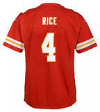 Rashee Rice Kansas City Chiefs Nike Youth Game Jersey -  Red/White
