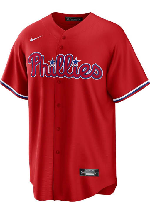 JT Realmuto Philadelphia Phillies Mens Replica Alt Jersey - Red