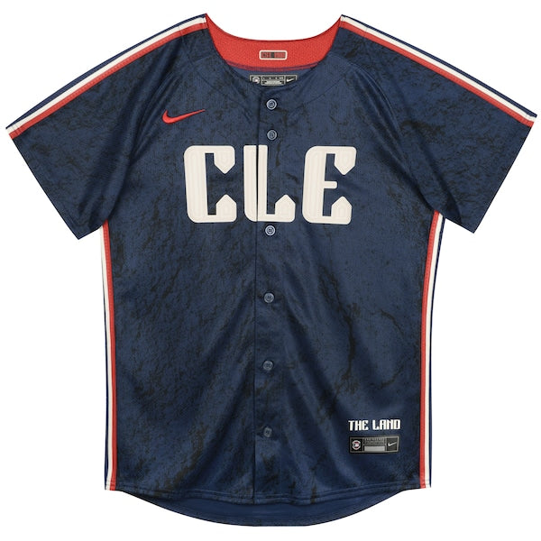 Shane Bieber Cleveland Guardians Nike Preschool 2024 City Connect Limited Jersey - Navy