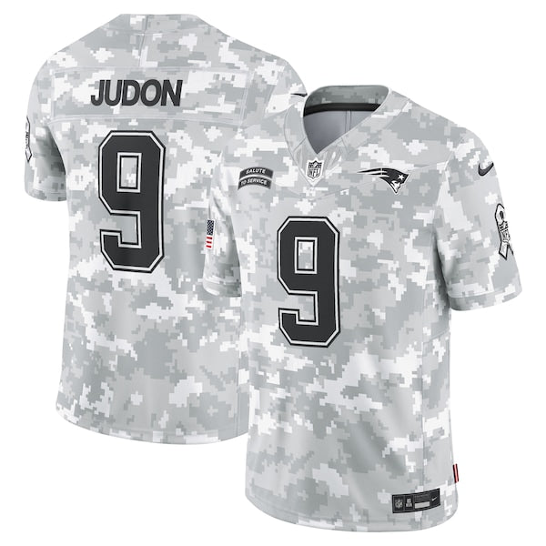 Matthew Judon New England Patriots Nike 2024 Salute to Service Limited Jersey - Arctic Camo