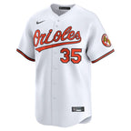 Adley Rutschman Baltimore Orioles Nike Home Limited Player Jersey - White/Black