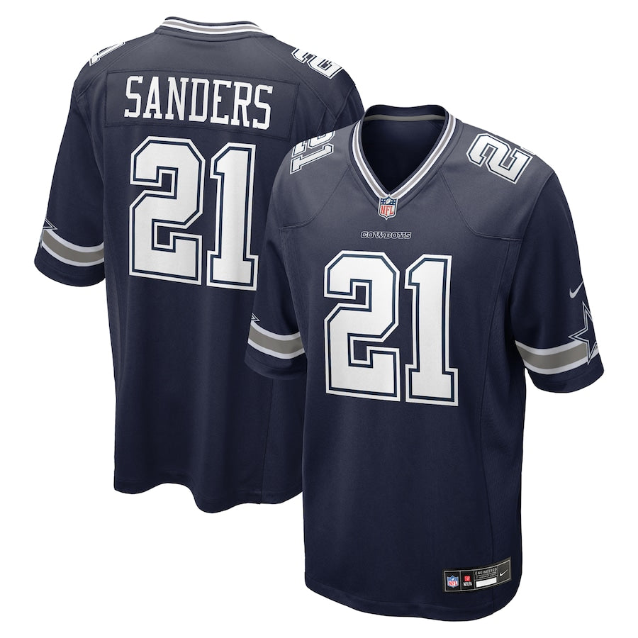 Deion Sanders Dallas Cowboys Nike Team Retired Player Game Jersey -  Navy