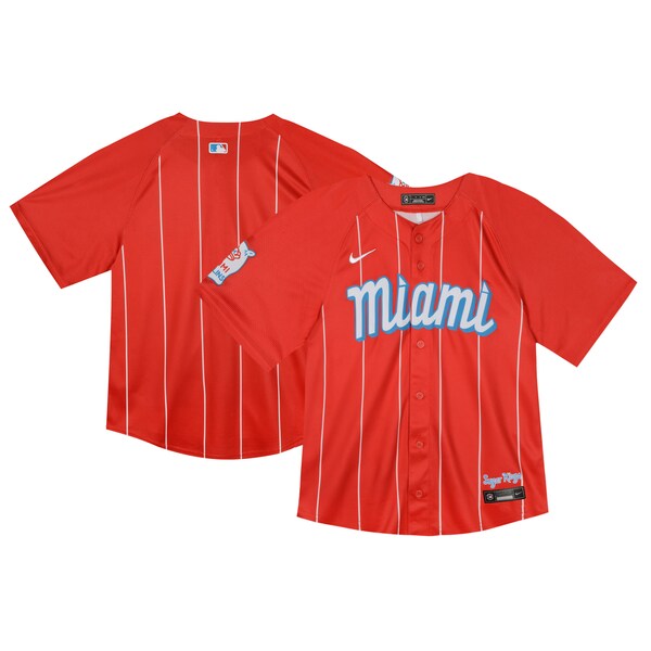 Miami Marlins Nike Toddler City Connect Limited Jersey - Red
