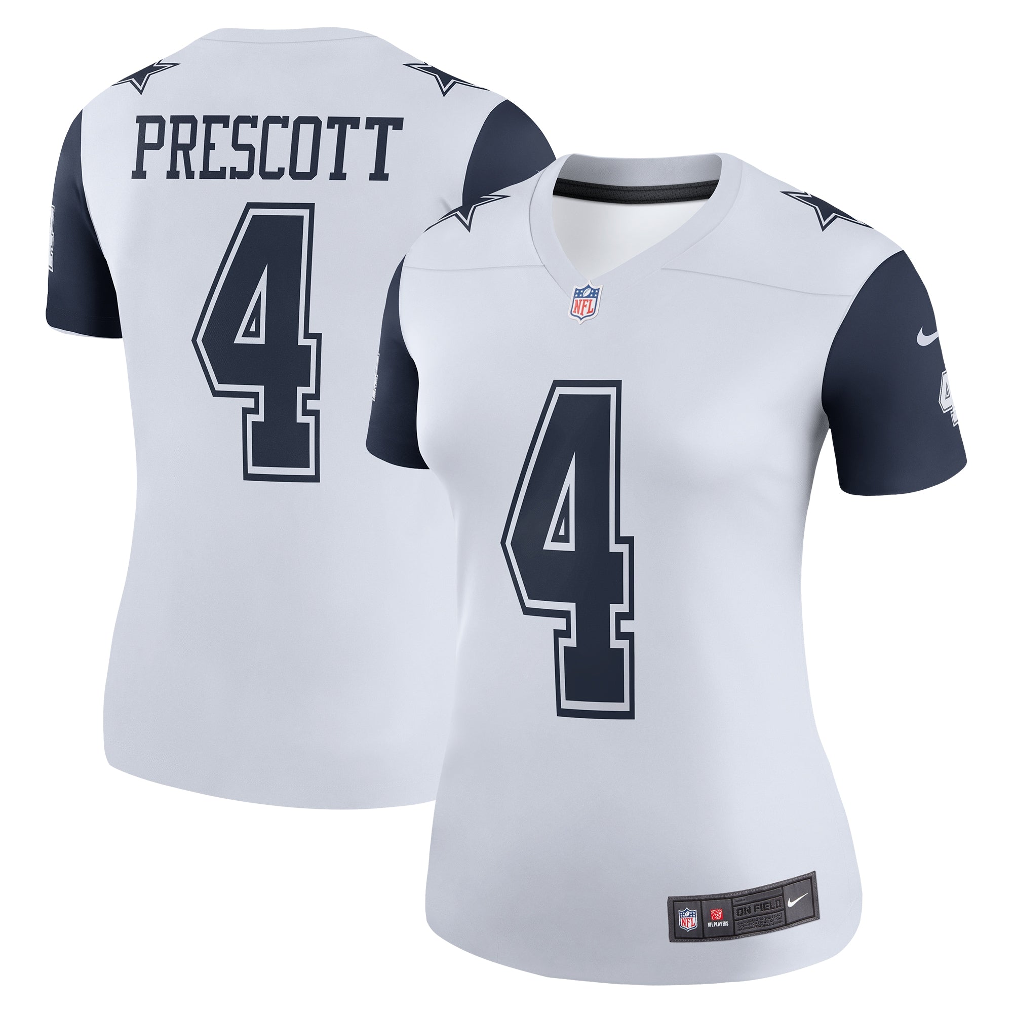 Dak Prescott Dallas Cowboys Nike Women's Legend Player Jersey - Navy/White