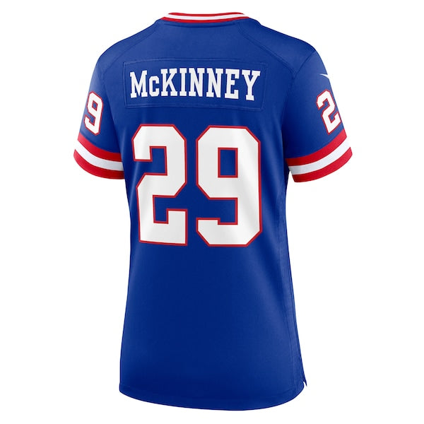 Xavier McKinney New York Giants Nike Women's Classic Player Game Jersey - Royal