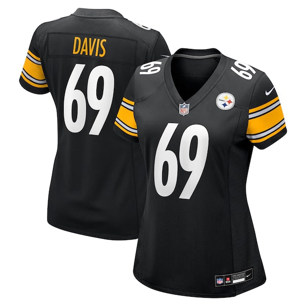 Domenique Davis Pittsburgh Steelers Nike Women's  Game Jersey -  Black