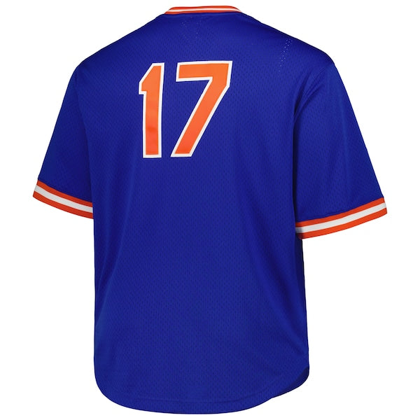 Keith Hernandez New York Mets 1986 Cooperstown Collection Mesh Pullover Jersey - Royal