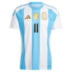 Angel Di Maria Argentina National Team adidas 2024 Home Replica Jersey - White