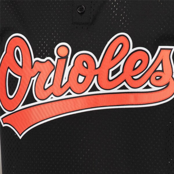 Cal Ripken Jr. Baltimore Orioles Cooperstown Mesh Batting Practice Jersey - Black