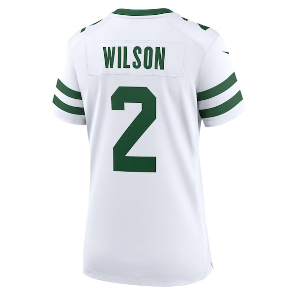 Zach Wilson New York Jets Nike Women's Player Jersey - White/Black/Green