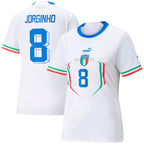 Jorginho Italy National Team Puma Women's 2022/23 Away Replica Player Jersey - White