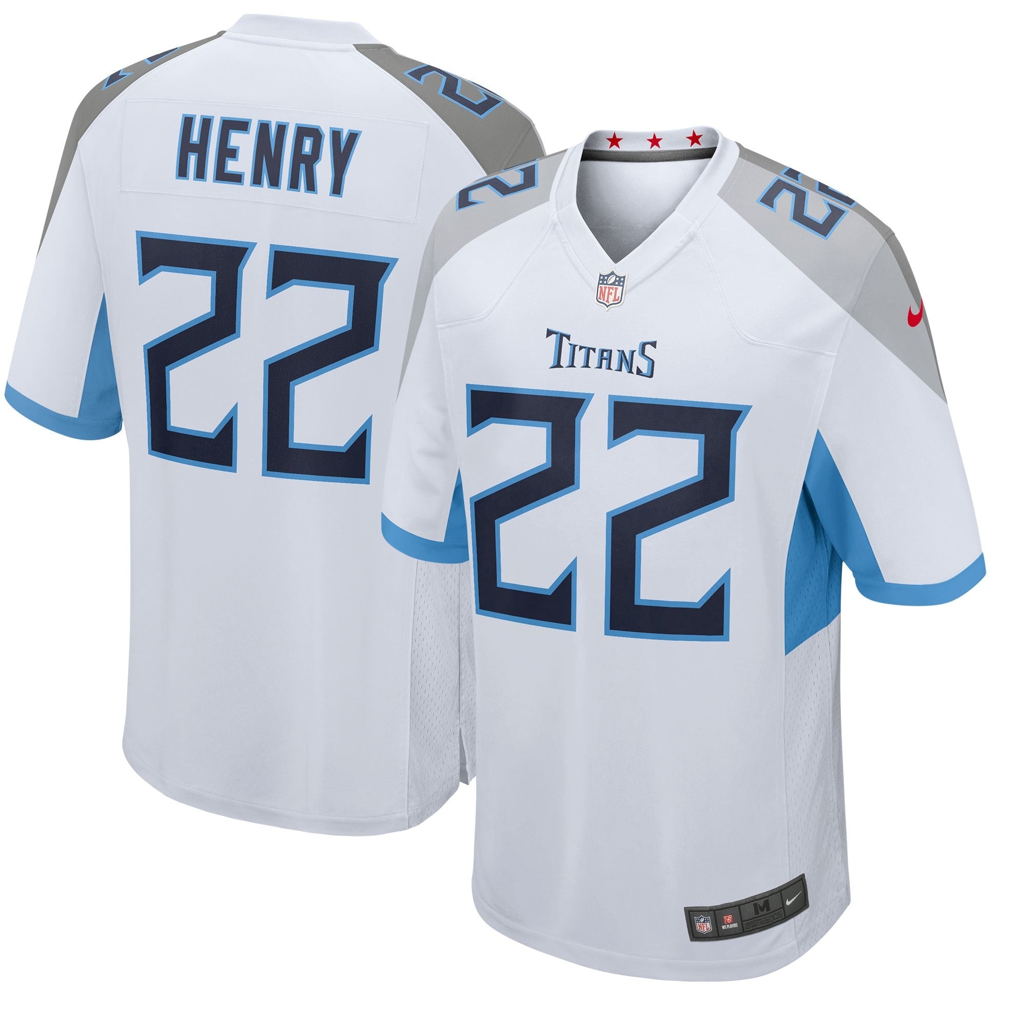 Derrick Henry Tennessee Titans Nike Youth Game Jersey - Light Blue/Navy/White