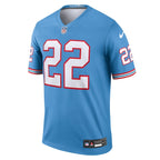 Derrick Henry Tennessee Titans Nike Oilers Throwback Legend Player Jersey - Light Blue