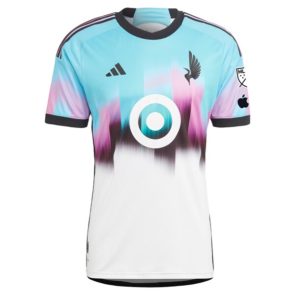 Michael Boxall Minnesota United FC adidas 2024 The Northern Lights Kit Authentic Jersey - White