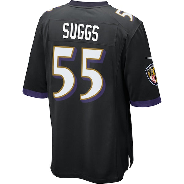 Baltimore Ravens Terrell Suggs Nike Black Alternate Game Jersey