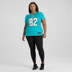 Tahj Washington Miami Dolphins Nike Women's  Game Jersey -  Aqua