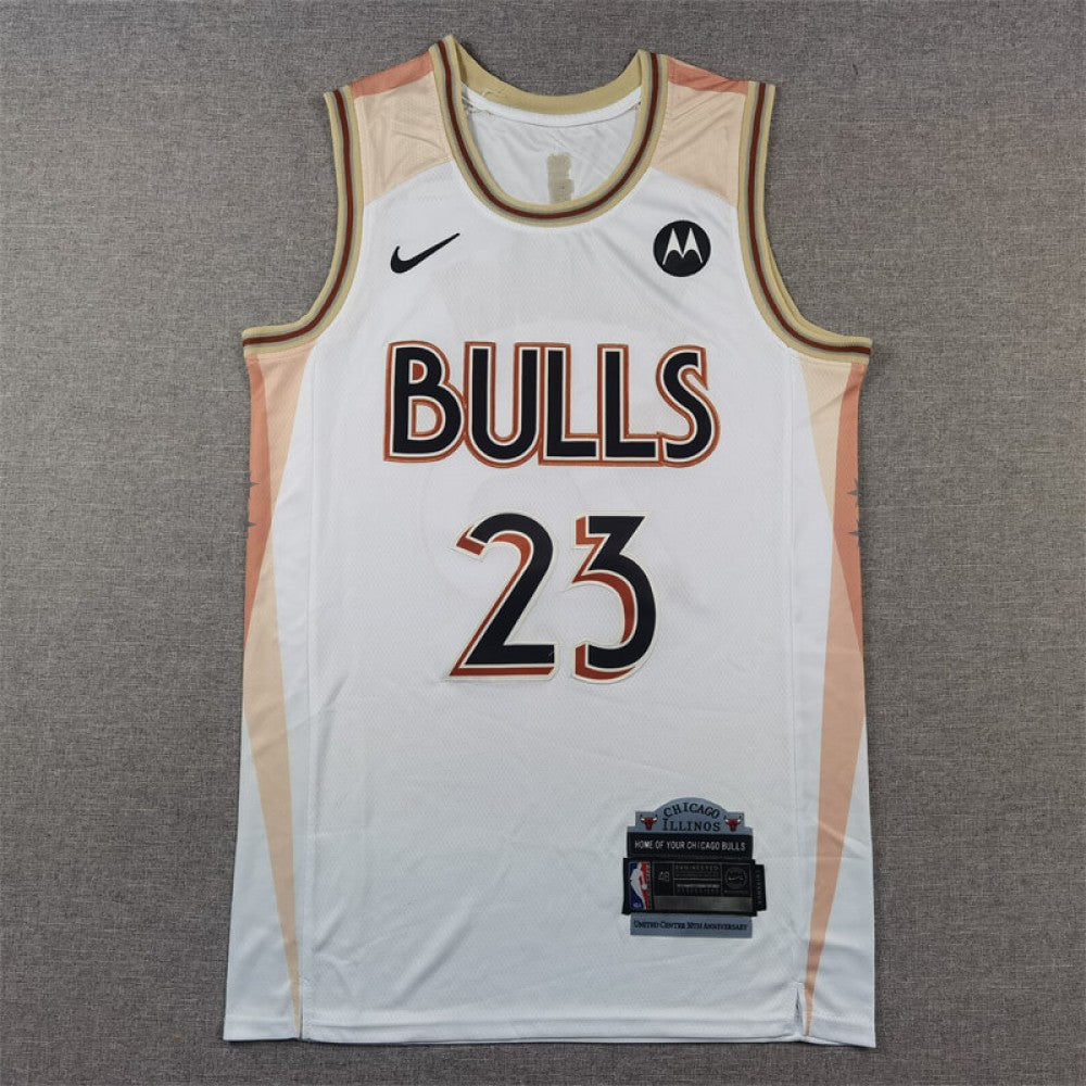 Michael Jordan Chicago Bulls Nike Unisex 2025 Swingman Jersey - City Edition - White