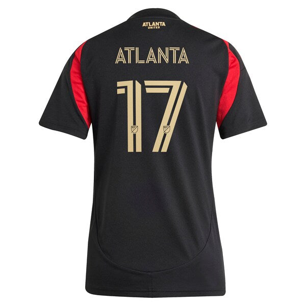 #17 Atlanta United FC adidas Women's 2025 The Connector Replica Player Jersey - Black