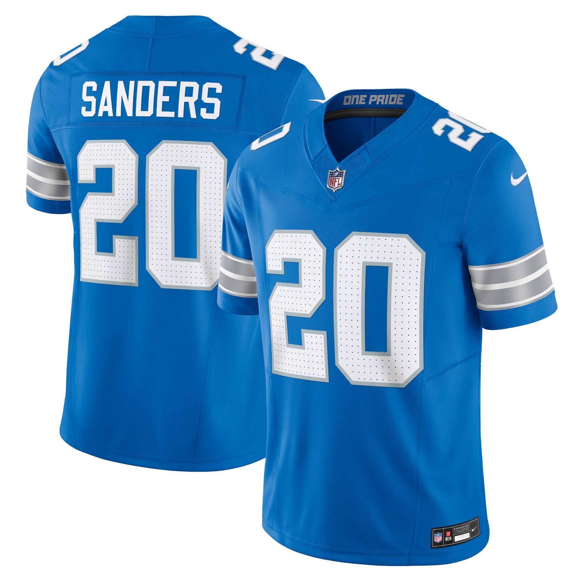 Barry Sanders Detroit Lions Nike 2nd Alternate Vapor F.U.S.E. Limited Jersey - Black