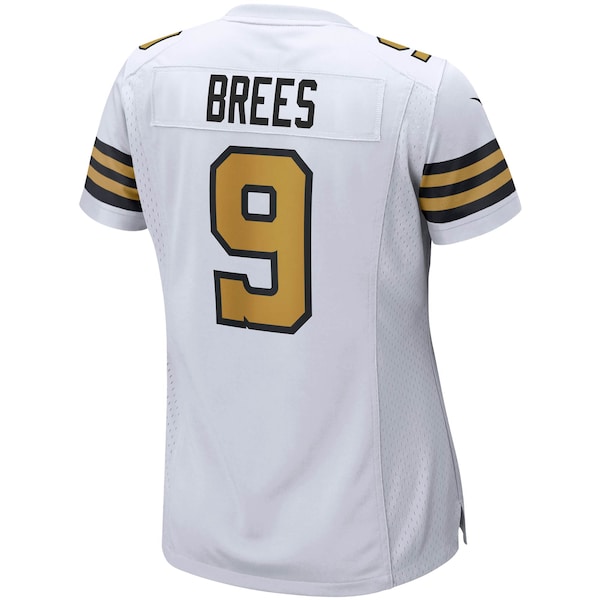 Drew Brees New Orleans Saints Nike Women's Alternate Game Jersey - White/Black