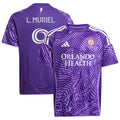 Luis Muriel Orlando City SC adidas Youth 2025 Perfect Storm Replica Player Jersey - Purple