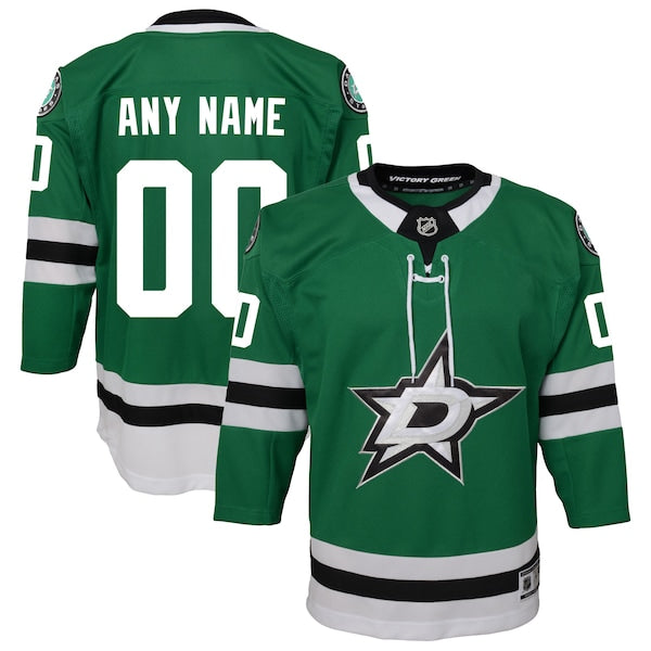 Dallas Stars Youth Home Custom Premier Jersey - Green