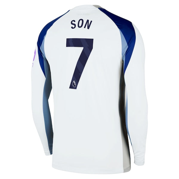 Son Heung-Min Tottenham Hotspur Nike 2025/26 Home Replica Long Sleeve Jersey - White