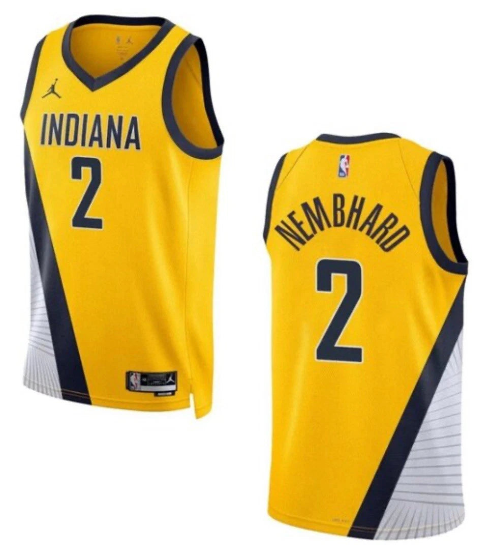 Andrew Nembhard Indiana Pacers Nike Unisex 2025 NBA Finals Swingman Jersey - Icon Edition - Navy