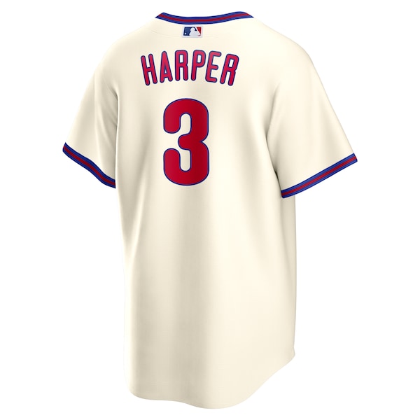 Bryce Harper Philadelphia Phillies Nike Alternate Replica Player Name Jersey - Cream/Red/White