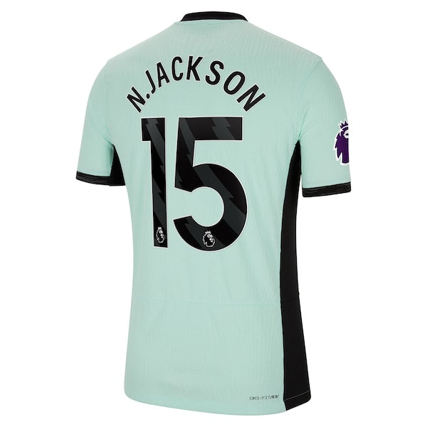 Nicolas Jackson Chelsea Nike 2023/24 Third Match Authentic Player Jersey - Mint
