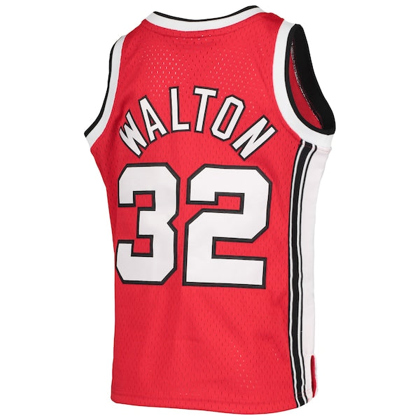 Bill Walton Portland Trail Blazers Youth 1976/77 Hardwood Classics Swingman Jersey - Black