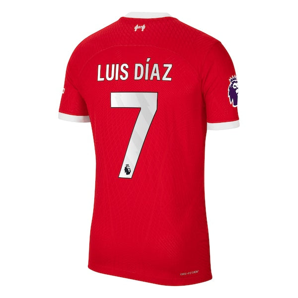 Luis Diaz Liverpool Nike 2023/24 Home Authentic Player Jersey - Red