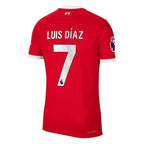 Luis Diaz Liverpool Nike 2023/24 Home Authentic Player Jersey - Red