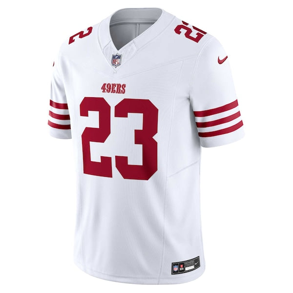 Christian McCaffrey San Francisco 49ers Nike Vapor F.U.S.E. Limited Jersey - White