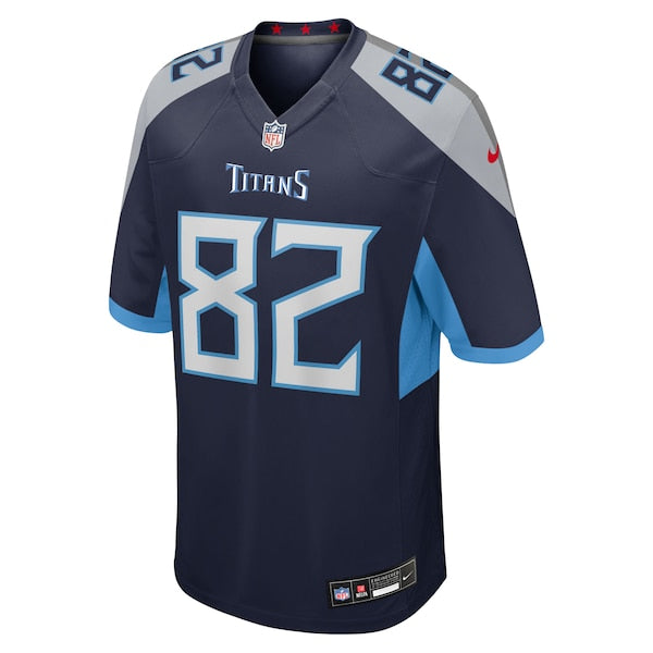 Stanley Morgan Tennessee Titans Nike Team Game Jersey -  Navy