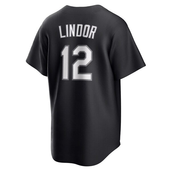 Francisco Lindor New York Mets Nike Lights Out Replica Player Jersey - Black