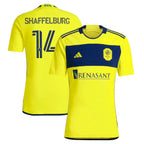 Jacob Shaffelburg Nashville SC adidas 2024 The 615 Kit Replica Player Jersey - Yellow