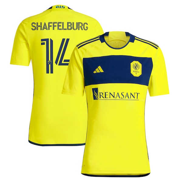 Jacob Shaffelburg Nashville SC adidas 2024 The 615 Kit Replica Player Jersey - Yellow