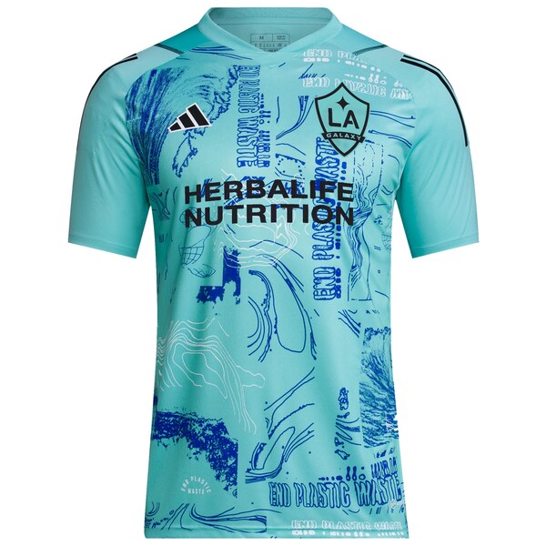 LA Galaxy adidas 2024 One Planet Replica Jersey - Green