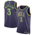 CJ McCollum New Orleans Pelicans Nike Unisex 2024/25 Swingman Player Jersey - City Edition - Purple