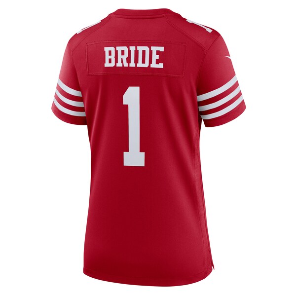 Number 1 Bride San Francisco 49ers Nike Women's Game Jersey - Scarlet